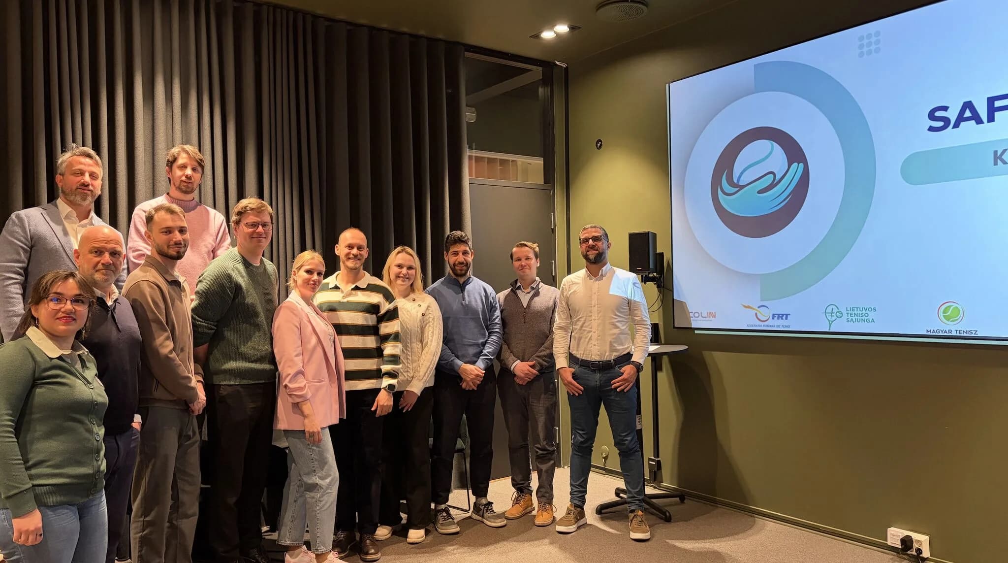 SafeTennis partners at the project kick-off meeting in Oslo